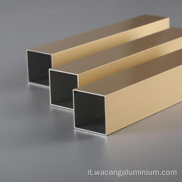 Nastro profili quadrati in alluminio